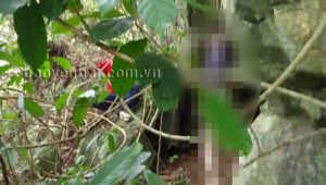 Hiện trường phát hiện thi thể Bùi Văn Đảng