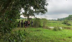 Khu vực nơi phát hiện thi thể nam sinh