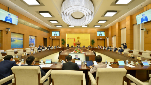 Quang cảnh Phiên họp thứ 9.